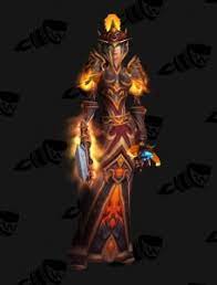 fire mage bloodelf outfit world of
