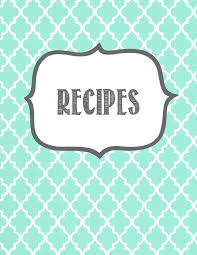 Cookbook Cover Template Printable Recipe Book Free Binder Templates