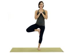 core with standing balance yoga poses