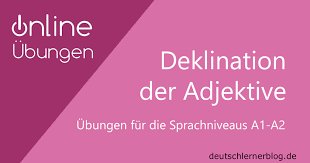 Computer computery / computry vokativ: Ubungen Zur Adjektivdeklination Deutsch A1 A2 Adjektivendungen