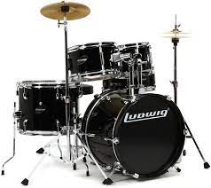 ludwig 5 piece junior drum set with