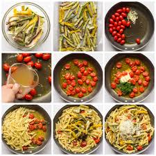 pasta primavera with roasted vegetables