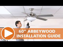 60 abbeywood ceiling fan installation