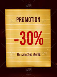 30 Discount Sign Storefront Retail Store Retail Shopping
