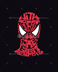 Spiderman Face T Shirt Design Marvel Superhero Graphic Tee Shirts For Movie Lovers Tshirtcare