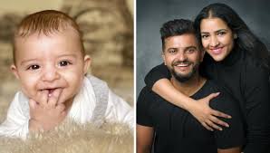 Raina and priyanka watched u mumba play telugu titans in the first match of the night. Suresh Raina S Son Turns 6 Months Old Wife Priyanka Posts Adorable Picture