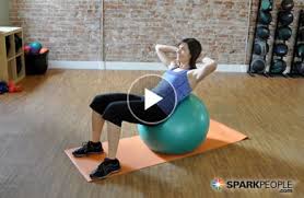 5 minute beginner abs workout with ball