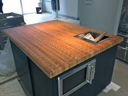 larch wood kitchen island countertop
