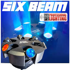 Six Beam 6 Head Moving Beam Dj Lighting Fixture Adkins Professional Lighting