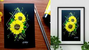 Easy Acrylic Painting Ideas For Beginners Easy Sunflower Painting Acrylic Painting