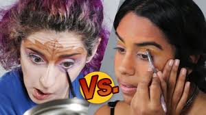artist vs beauty lover makeup challenge