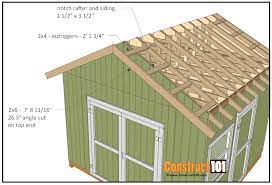 12x12 shed plans gable shed