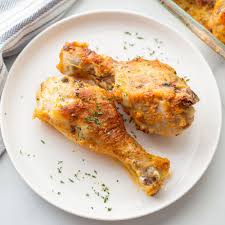 This oven baked chicken pairs well with rice and any vegetables you love. Baked Chicken Drumsticks Oven Baked Delish Lil Luna