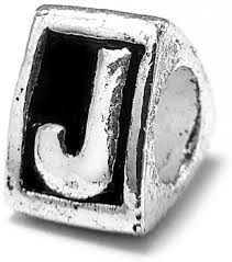 Mit hilfe des alphabets bzw. Amazon Com Letter J Alphabet Charm Major Brand Name Bracelet Compatible Clothing Shoes Jewelry