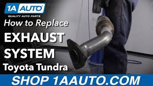 how to replace exhaust system 00 06