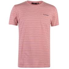 Details About Pierre Cardin Pinstripe T Shirt Mens Pink Tee Shirt Tshirt Top