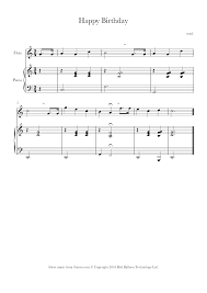 Enough with is there my church band and news. Happy Birthday Sheet Music For Flute 8notes Com