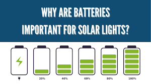 solar lighting and why are batteries