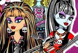 monster high rock band free game