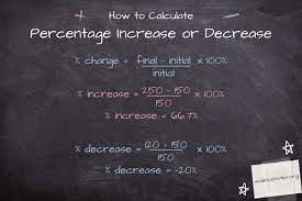 How To Calculate Percentage Increase Or