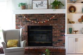 How To Update A Brick Fireplace