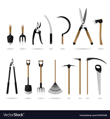gardening tools royalty free vector image