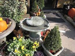 Old Concrete Garden Fountain