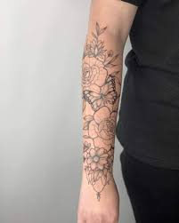 Hot selling tattoo stickers waterproof male arm template between tang monk and half buddha arm calf simulation lasting tattoo these pictures of this page are about:half flower arm tattoo female. Top 49 Best Flower Tattoo Sleeve Ideas 2021 Inspiration Guide