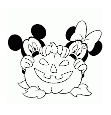 Hello today i am going to teach you how too make a mickey mouse shaped pizza. Mickey And Minnie On Halloween Coloring Page Free Printable Coloring Pages For Kids