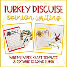 disguise a turkey opinion writing