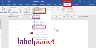 Type an address or other information in the address box (text only). How And Why You Should Format Images In Word Label Templates
