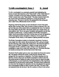 to kill a mockingbird essay on racism racism in to kill a     Film Analysis Edward Scissorhands by Tim Burton University Custom essay  meister review ideas how to write