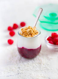yogurt parfait with 8 minute fruit
