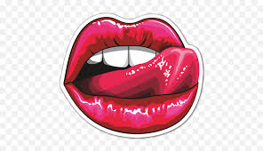 lip biting png emoji emoji licking lips
