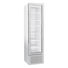 Single Glass Door White Display Freezer