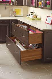 two drawer base cabinet organization