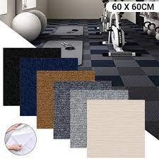 60x60cm striped carpet tiles heavy duty