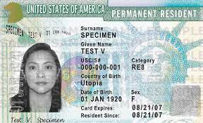 green card holder and foreign spouse