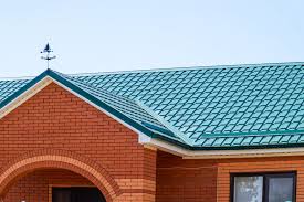 brick house metal roof ideas