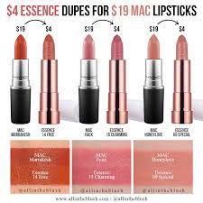4 essence dupes for mac lipsticks