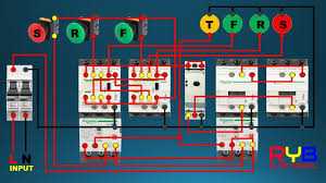 Dunia listrik motor listrik ac 3 fasa. Forward Reverse Star Delta Starter Control Wiring Connection Diagram Youtube