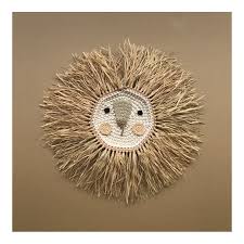 Lion Crochet Wall Decor Perfect For The