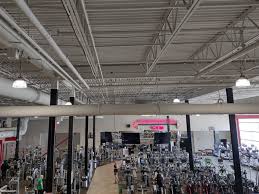 led gym lighting high low ceiling