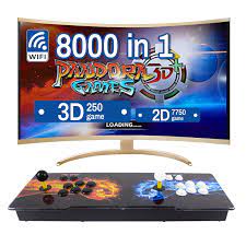 Amazon.com: LEONARCADE Pandora Box 3D 8000 Games, WiFi Function to Add  Extra Games, Pandoras Box Arcade Support 4 Players Videojuegos, Full HD  Output USB/HDMI/VGA : Video Games