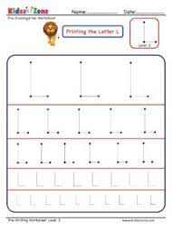 letter l tracing worksheet diffe