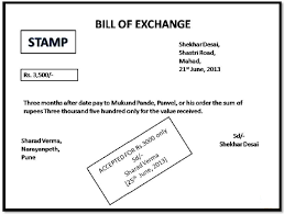 4 4 Format Of Bill Of Exchange Accounting Gyaan