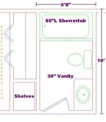 5x10 bathroom floor plan master