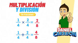 multiplicacion y division de fracciones