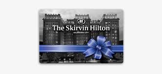 skirvin hilton hotel bow gift card
