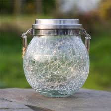 Glass Round Gardening Light For Outdoor